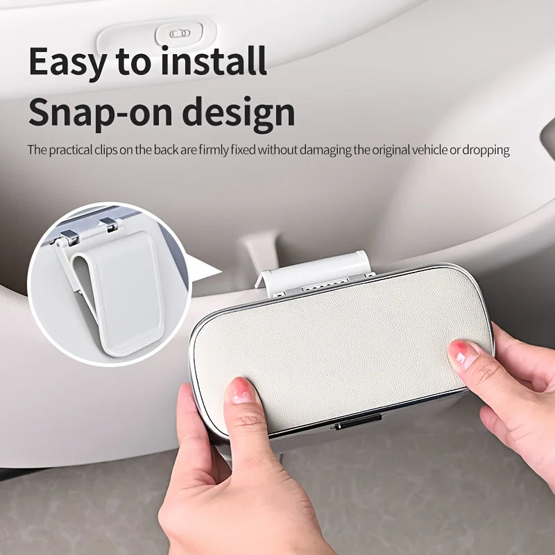 Multifunctional Car Trash Can with Lid Button, Hanging Storage Bin for Wet and Dry Use, Auto Interior Accessories, Organizer Box
