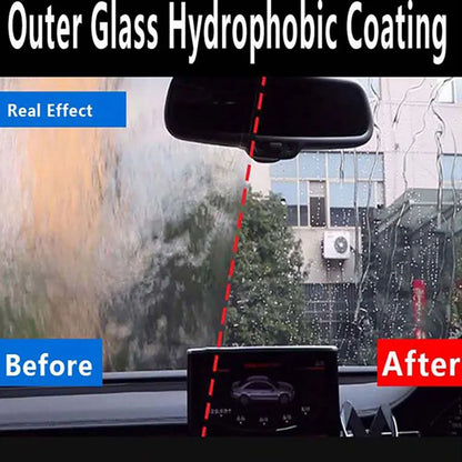 Glass Hydrophobic Coating Spray Rain Repellent Automotive Antirain Clear View Nano Waterproof Agent Car Care Detail S2