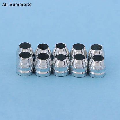 【RP3】10Pcs Round Handle Wedge Steel Hammer Handle Splitting Wedge Set For Repair Axe Claw Hammer Steel For Carpentry Maintenance
