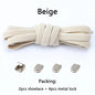 No tie Shoe laces Elastic laces Sneakers Flat Shoelaces without ties Quick Shoelace for Shoes Kids Adult One Size fits All Shoes