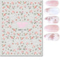 3d Nails Art Decals Spring Fruits Pink Full Tips Peony Magnolia Flowers Adhesive Sliders Stickers Decoration For Nails Manicure