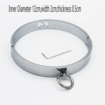 Metal Steel Ankle Wrist Cuff Handcuffs Restraints Slave BDSM Bondage Intimate Adult Game Sex Shop for Couples Sex Products