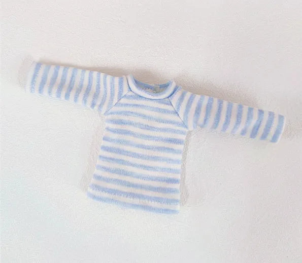 Casual Blyth Doll Clothes Rompers Plaid Pants Long Sleeve Top Suit Doll Trousers for Ymy Licca Azones Ob24 Ob27 Doll Accessories