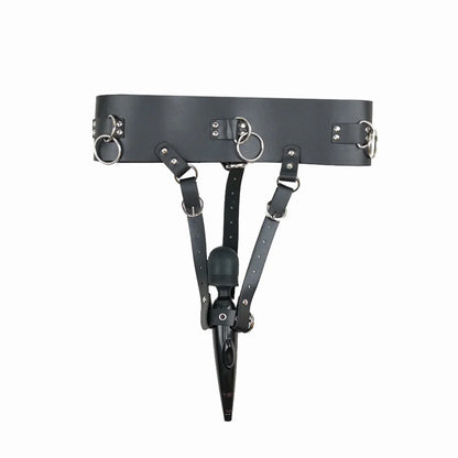 Adjustable Chastity Devices Harness Leather Sexy Belt Female Masturbator Leather Penis Bondage BDSM Restraints Sex Toys Adults