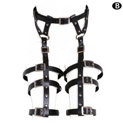 BDSM Bondage Leg Restraints Leather Belt Pants Adult Games thigh ring cuffs Straps Sex Toys For Couples Women erotic underwater