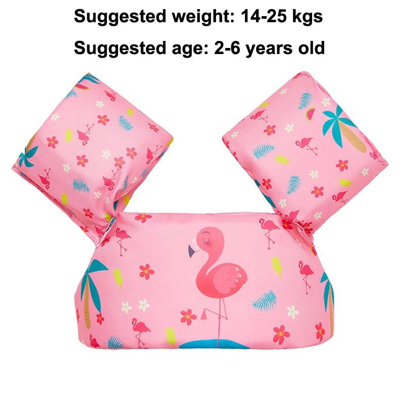2-6Y Kids Swim Vest Baby Arm Float Circle Swim Trainer Child Swimming Vest Children Swimsuit Swimming Pool Accessories