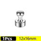 50/1Pcs Metal Strong Magnetic Pushpins Magnets Pin Whiteboard Fridge Thumbtack Power Magnet Sheets Push Pins for Office School
