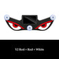 Solar Demon's Eye Car Lights Dynamic Expression Led Light Ambience Lamp Decoration Rechargeable Warning Lamps with Suction Cups