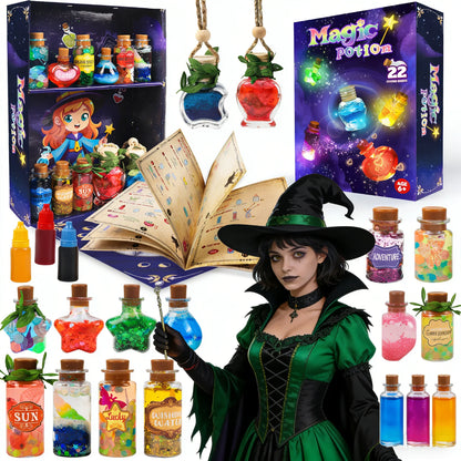 DIY Fairy Magical Potions Kit Horror Halloween Christmas Gifts Witches' Magical Color Changing Freezing Potions Art Craft Kit