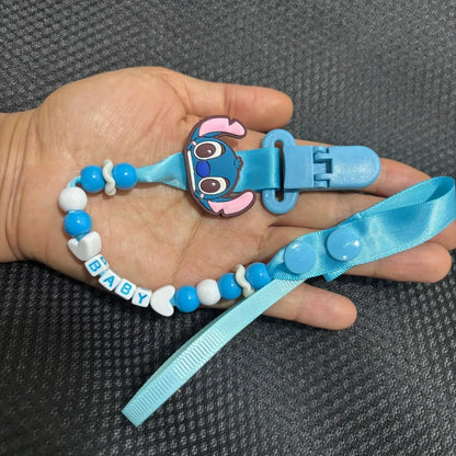 Kawaii Baby  pacifier Newborn pacifier Chain Clip Set Baby pacifier Baby Party Gift Newborn Bath Gift Baby car seat chain clip