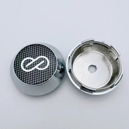4pcs 60mm 64mm 65mm 68mm 69mm  Car Wheel Center Caps With Enkei Logo Emblem Car Accessories for Wheel Hubcaps Hub Cover High Cap