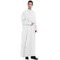 Men Dishdasha Muslim Long Sleeve Dress Daffah Thobe Jubba Saudi Arab Thoub Kaftan Islamic Clothing Robes Abaya Dubai Middle East