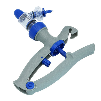 1-10Ml Automatic Veterinary Continuous Syringe / 10Pcs Needles Adjustable Animal Vaccine Injection Livestock Pig Cattle Sheep