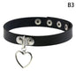 Sexy Leather Heart Necklace Collar Set with Leash for Women BDSM Cosplay Bondage Accessories Couple Role Play Game Props