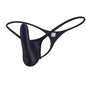 YAULAANG Sexy men's gloss gay underwear oily G-Strings thong Shiny low-waisted High Elasticity mens lingerie