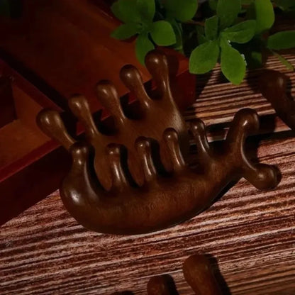 Wide-Toothed Gua Sha Massage Comb Facial Massager for Head Face Scalp And Body - Traditional Chinese Healing Gua Sha Tool