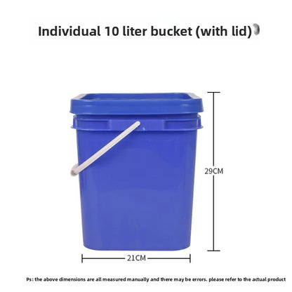 1/5PCS Automatic Poultry Waterer 10L Bucket with Drinking Cups, Chicken Duck Goose Pigeon Water Bowl Feeder Farm Coop Supplies