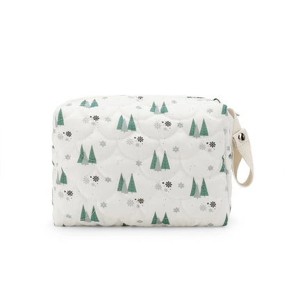 Baby Diaper Bag Waterproof Nappy Bag Reusable Wet/Dry Storage Handbag For Stroller Travel Mommy Pouch Rainbow Printed