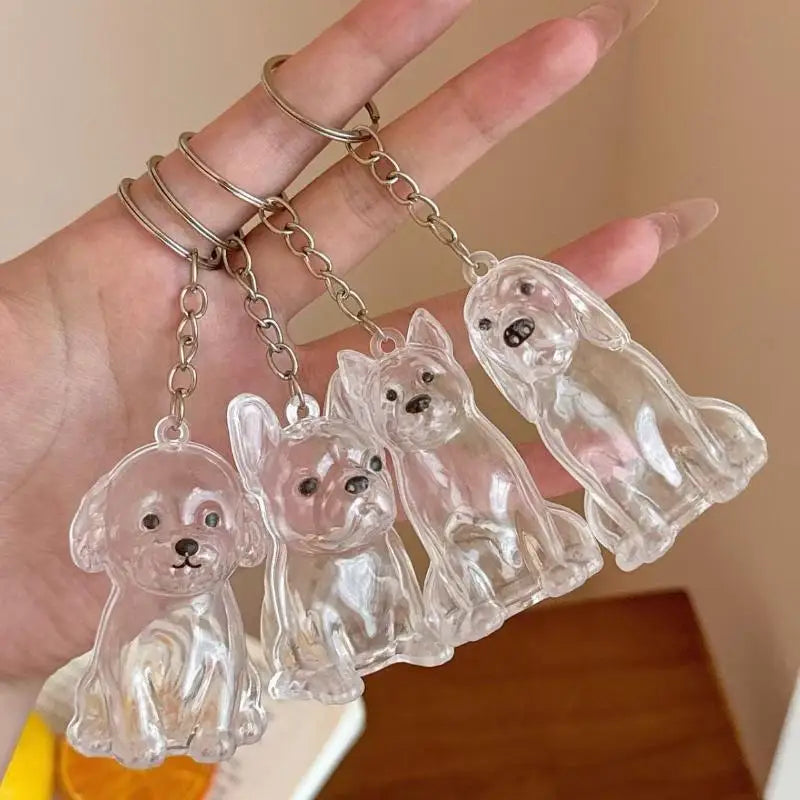Diy Bag Charm Handmade Pet Hair Memorial Keychain Keepsake Pendant for Dog Fur - Personalized Pet Loss Gift for Dog Lovers