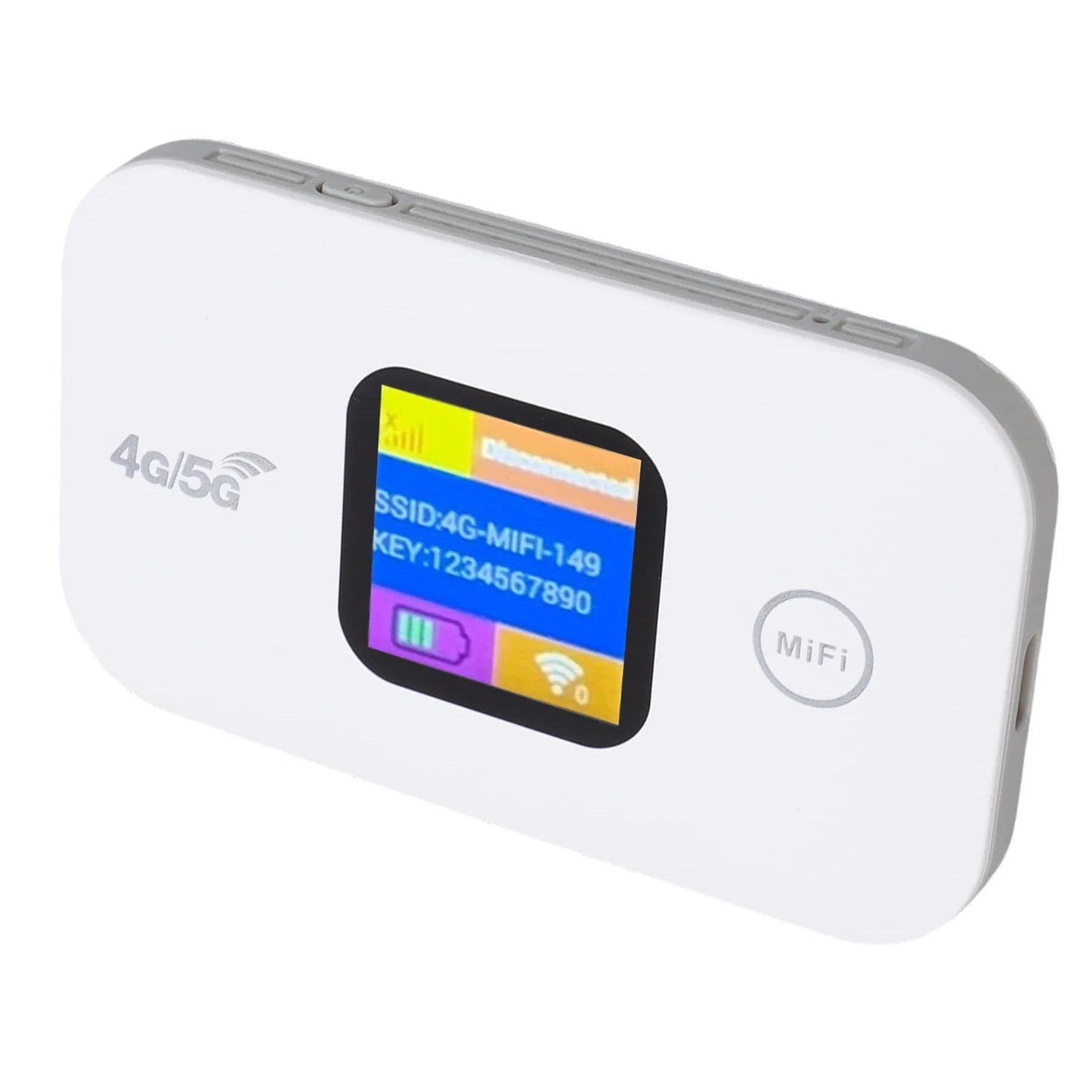 Travel WiFi Hotspot SIM Slot LED Display 4G 5G Mobile Hotspot 300Mbps Stable Connection Supports 10 Devices for Outdoor for RV
