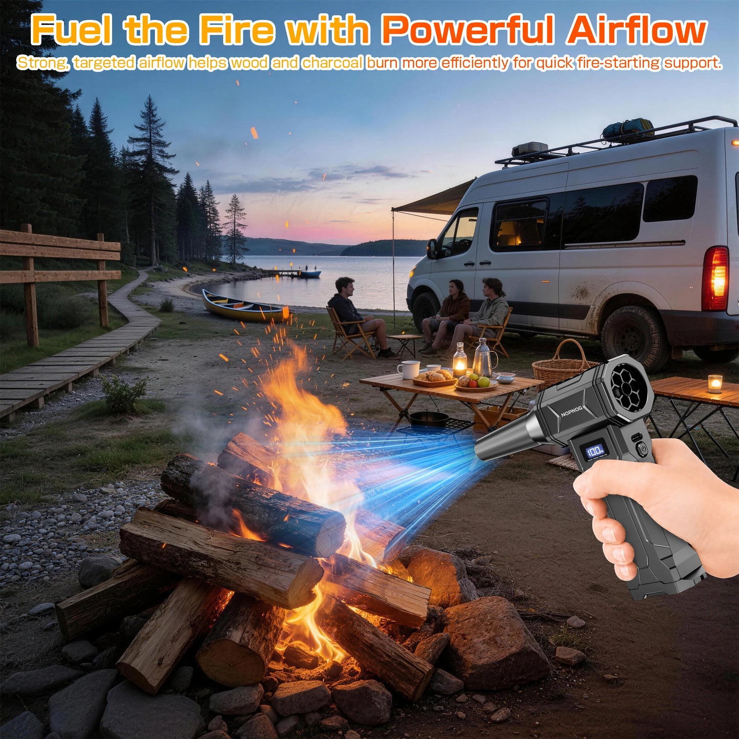 Blower Car Vacuum Cleaner Turbo Fan Violent Jet Fan Cleaning Blowing Tools Auto Dust Collector Portable Air Duster Hair Dryer