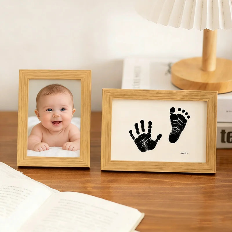 Baby Handprint Footprint Ink Pad Pet Paw Print Kit Non Toxic Clean Touch Safe Inkless Family Keepsake Newborn Baby Birthday Gift