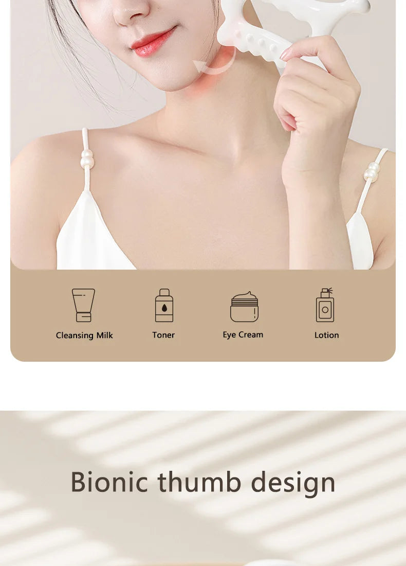 Body Shaping Non Ceramic Facial Muscle Pulling Eye Acupoint Massage Stick Body Sculpture Meridian Brush Stomach Pushing Scraper