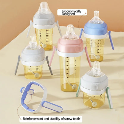 Classic Feeding Bottle Handles Soft Compatible Silicone Baby Nursing Bottles Handles Easy to Carry Handles for Hegen Bottle Size