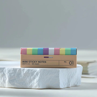 800 boxed sticky notes, index labels, reading sticky notes, index stickers, not transparent waterproof sticky notes