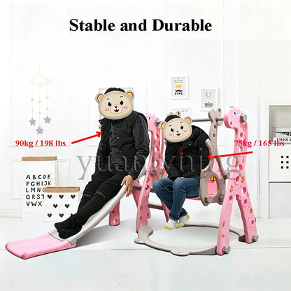 Multi-Function Children's Swing and Slide Set  Indoor Toddler Playground Home Children Activity Toy for Age 1-6