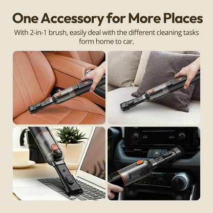 ThiEYE Cordless Car Vacuum Cleaner 6500pa Portable Powerful Car Aspirator Vacuum & Blowing 2 in 1 Wireless Handheld Auto Vacuum