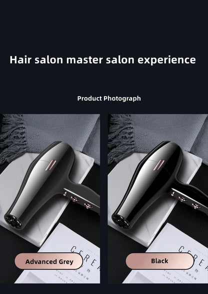 2300W Hair Salon Hair Dryer High Power Strong Wind Speed Dry Blue Light Ion Silent Home Hairdresser Special New Product