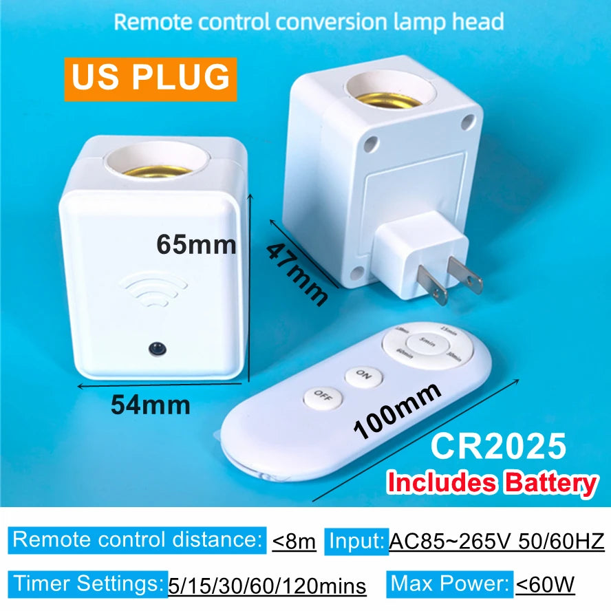 E27 PIR Motion Sensor Led Switch Lamp Base EU/US AC85-265V Plug Human Induction Light Bulb Holder Socket Adapter Converter