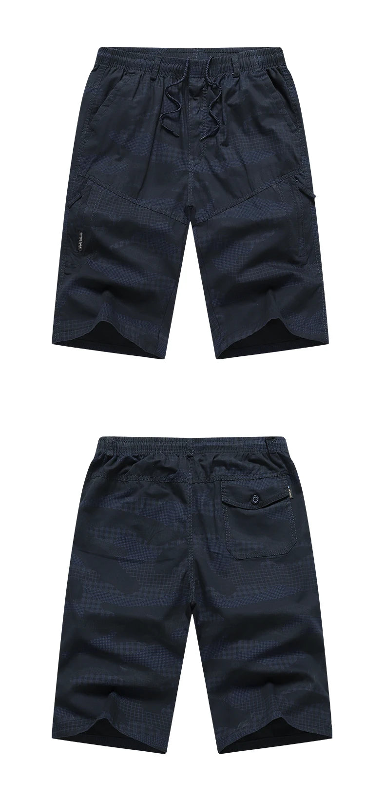 Big Size Men's Sports Casual Shorts Fashion Loose Straight Cargo Shorts Cotton Comfortable Beach Running Short Pants