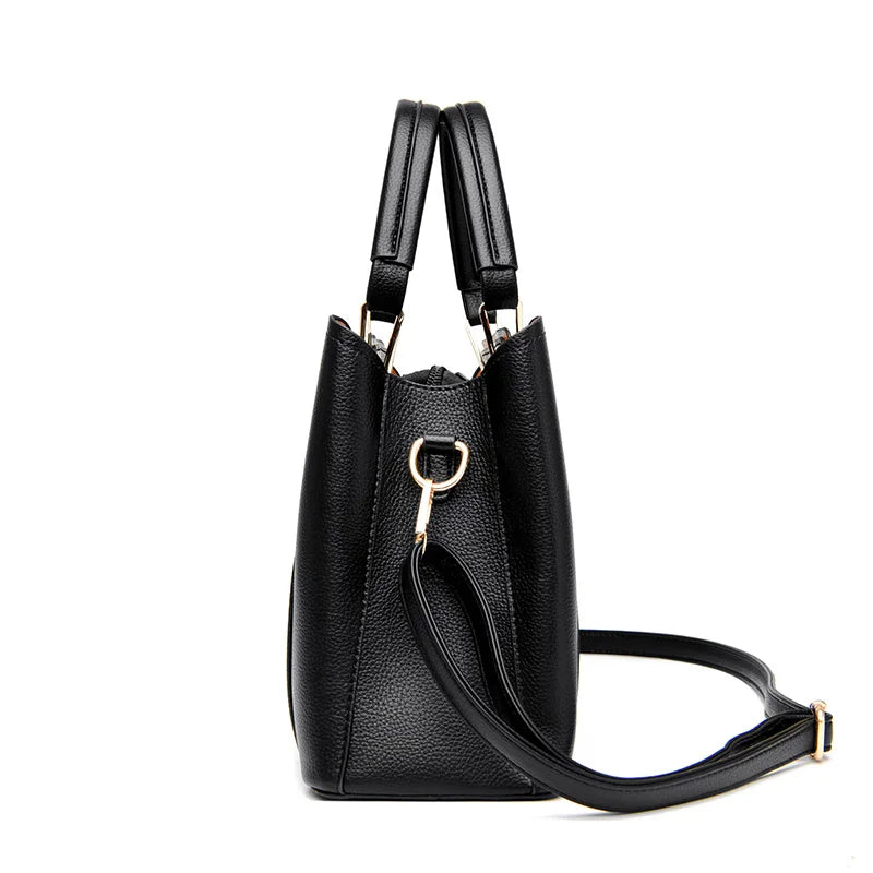 2026 Luxury Women Designer 3 Layers Shoulder Crossbody Sac Ladies Large Capacity Leather Handbags Shopper Brand Messenger Totes