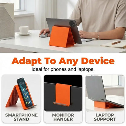 3/1Pcs Portable Phone Stand with Flexible Deformation and Adjustment–Made of aluminum alloy and silicone, non-slip desktop stand