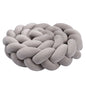 1-4M Baby Bumper Bed Braid Knot Pillow Cushion Bumper for Infant Crib Protector Cot Bumper Room Decor Crib Bedding Braid Set