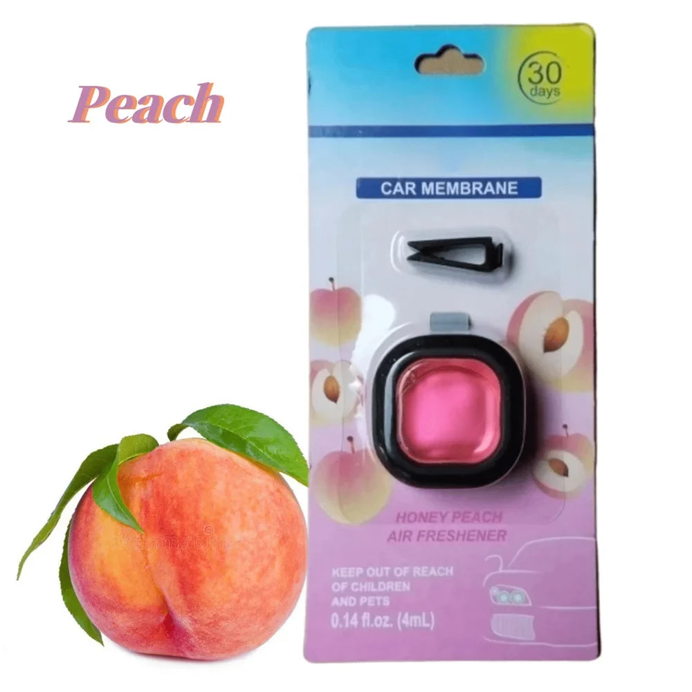 Long-Lasting Car Air Freshener Vent Clip Essential Oil Scented Odor Eliminator 0.14oz Alcohol-Free Fragrance for Fresh Car Smell