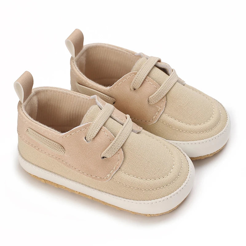 HAIZHIW 0-18M Baptism Newborn Baby Prewalker Girls Boys Casual Shoes Leather Non-Slip Soft-Sole Infant Toddler First Walkers