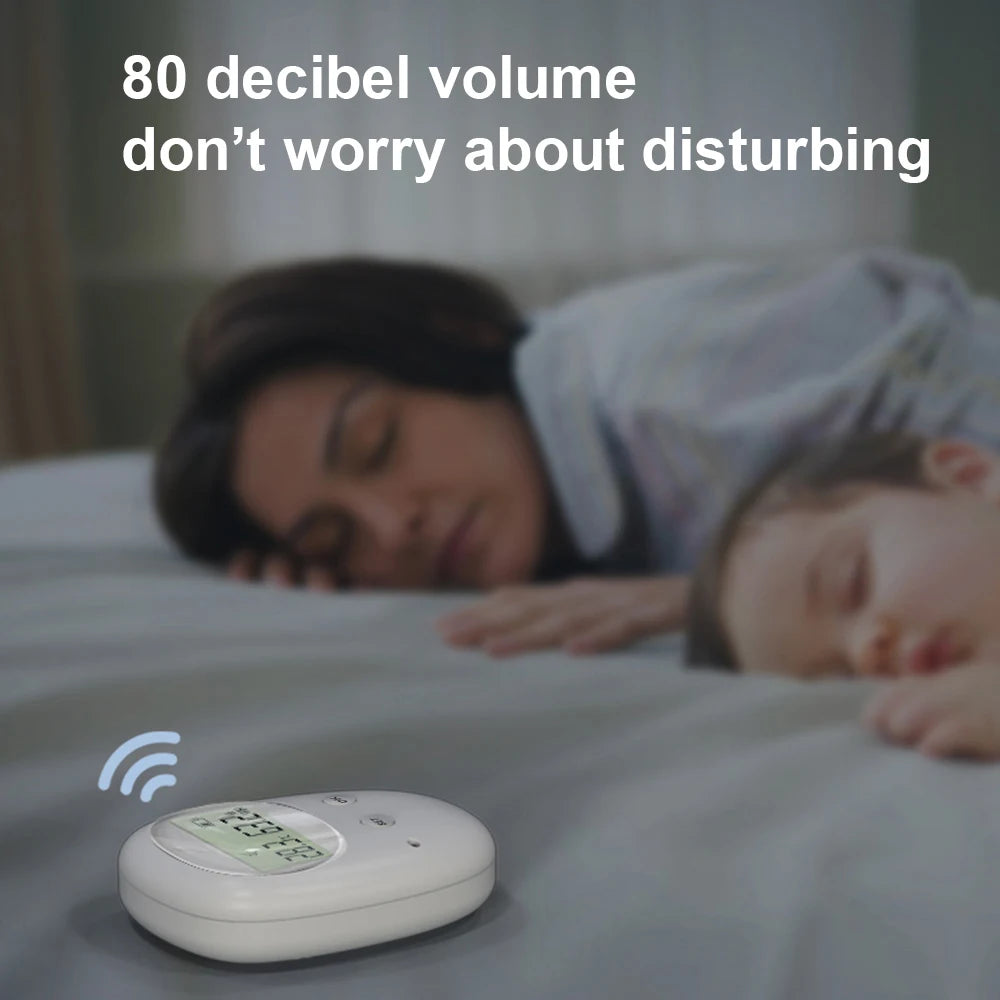 Wireless Bedwetting Alarm Pee Alarm with Receiver10-20M Range Vibration Reminding  for Boys Grils Kids Potty Training Elder Care