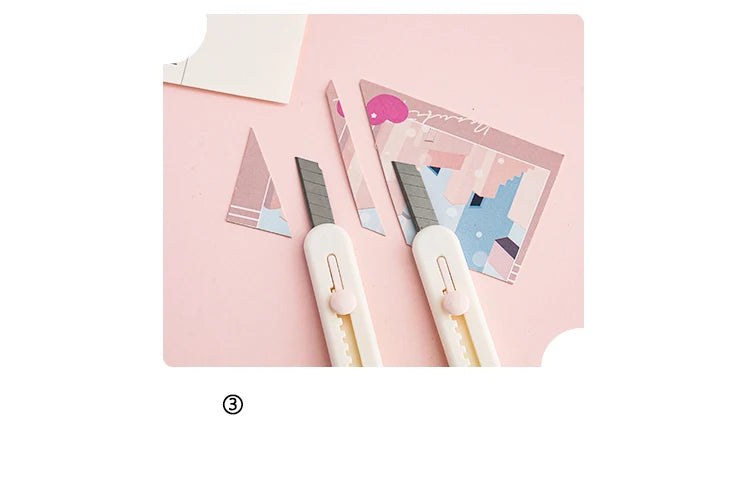 Mr.Paper Mini Portable Cat's Paw Tool Knife Cute Creative Exquisite Handbook Decoration Paper Cutting Stationery Supplies