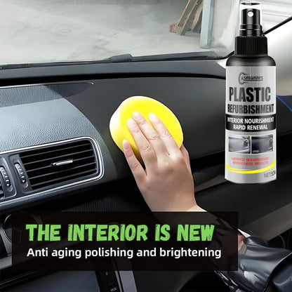 Car Interior Restorer Spray, Restores Shine to Leather, Plastic, Dashboard and Auto Trim