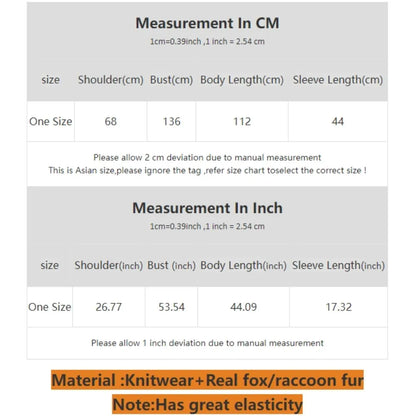 Long Knitwear Coat Women Warm Belt Real Fox Fur Jacket Female 2024 New Autumn Winter Kintted Natural Fur Coat Women