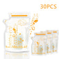 30/60 Pack 250ml BPA Free Milk Storage Bags Safe Breast Milk and Baby Food Freezer Bags for Easy Feeding