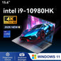 15.6'' Intel Core I9 10980HK Gaming Laptop Windows 11 16GB RAM 1TB 2TB SSD Fingerprint Unlock Computer Backlight Office Laptop P