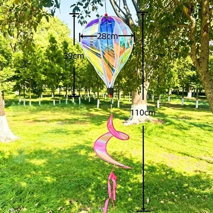 Multistyles Hot Air Balloon Wind Spinner Pvc Outdoor Garden Yard Home Windmill Inflatable Kites Flying Outdoor Toys for Children