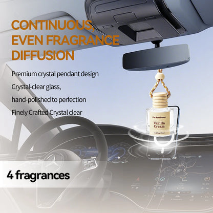 Car Air Freshener Diffuser, Car Fresheners Long Lasting, Hanging Car Scents Air Freshener, Essential Oil Diffuser 8ml*2pcs