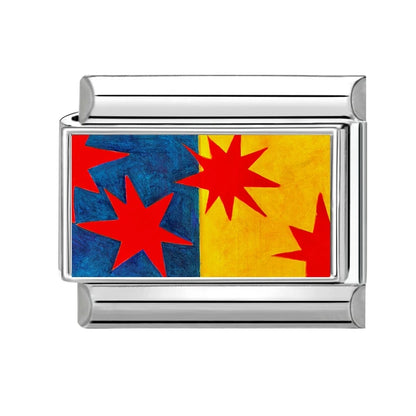 Fashion Blue NO.8 Ball Panda Elephant Cat Flower Italian Charms Fit 9mm Stainless Steel Women Fashion Bracelet DIY Jewelry Gifts