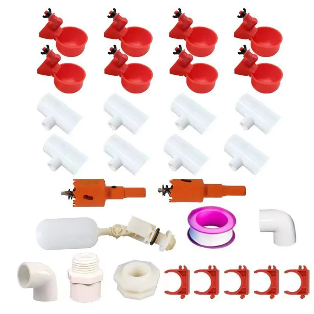 Chicken Drinker Poultry Automatic Waterer Pigeon Small Chick Feeding Bowl Chicken Coop Water Dispenser