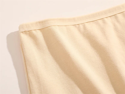 FINETOO 3PCS Women's Cotton Boyshort Panties Breathable Low Waist Solid Colors Underwear Female Casual Sports Boxers Underpants
